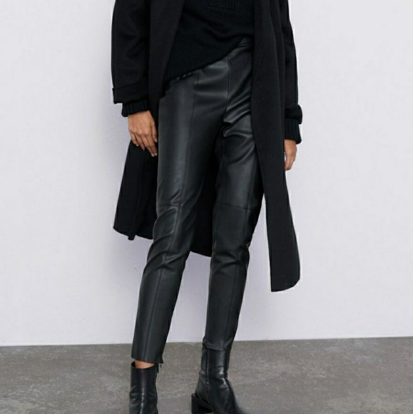 Zara Pants - Zara Faux leather leggings